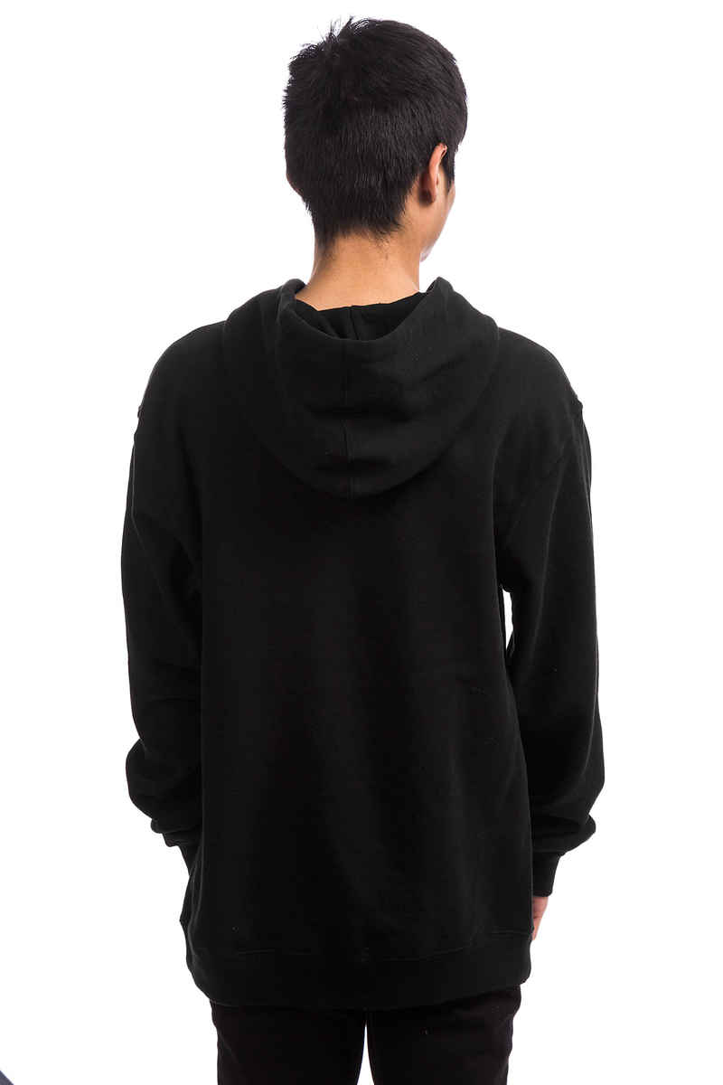 Grizzly Roll Up Bear Hoodie (black)