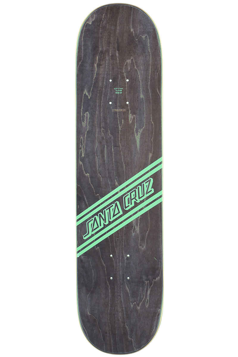 Santa Cruz Street Skate Wide Tip 8.25" Deck (green black)