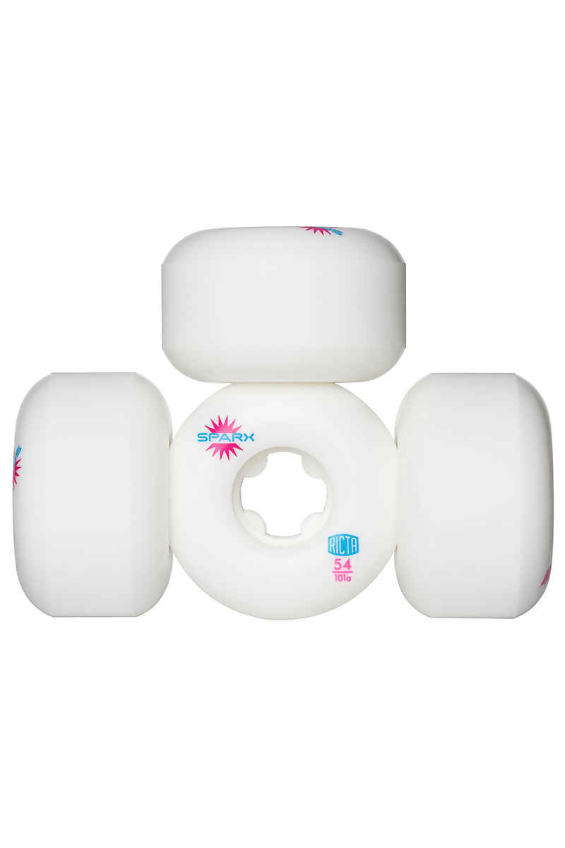 Ricta Sparx Rollen (white) 54mm 101A 4er Pack