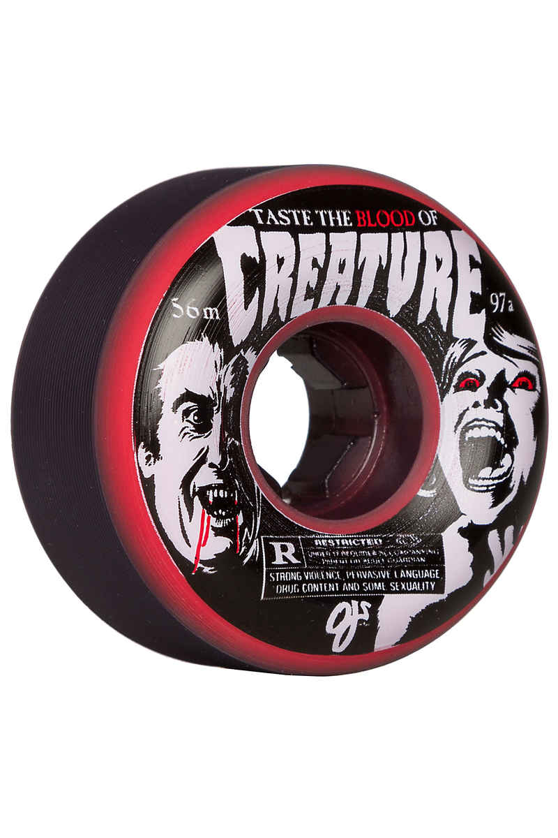 OJ Wheels x Creature Bloodsuckers Rollen (red) 56mm 97A 4er Pack