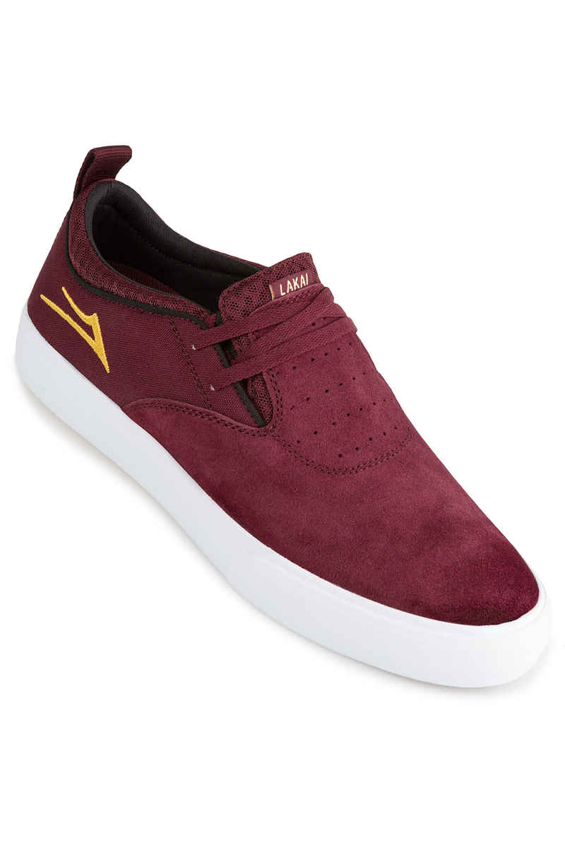 Lakai Riley 2 Suede Shoes (burgundy)