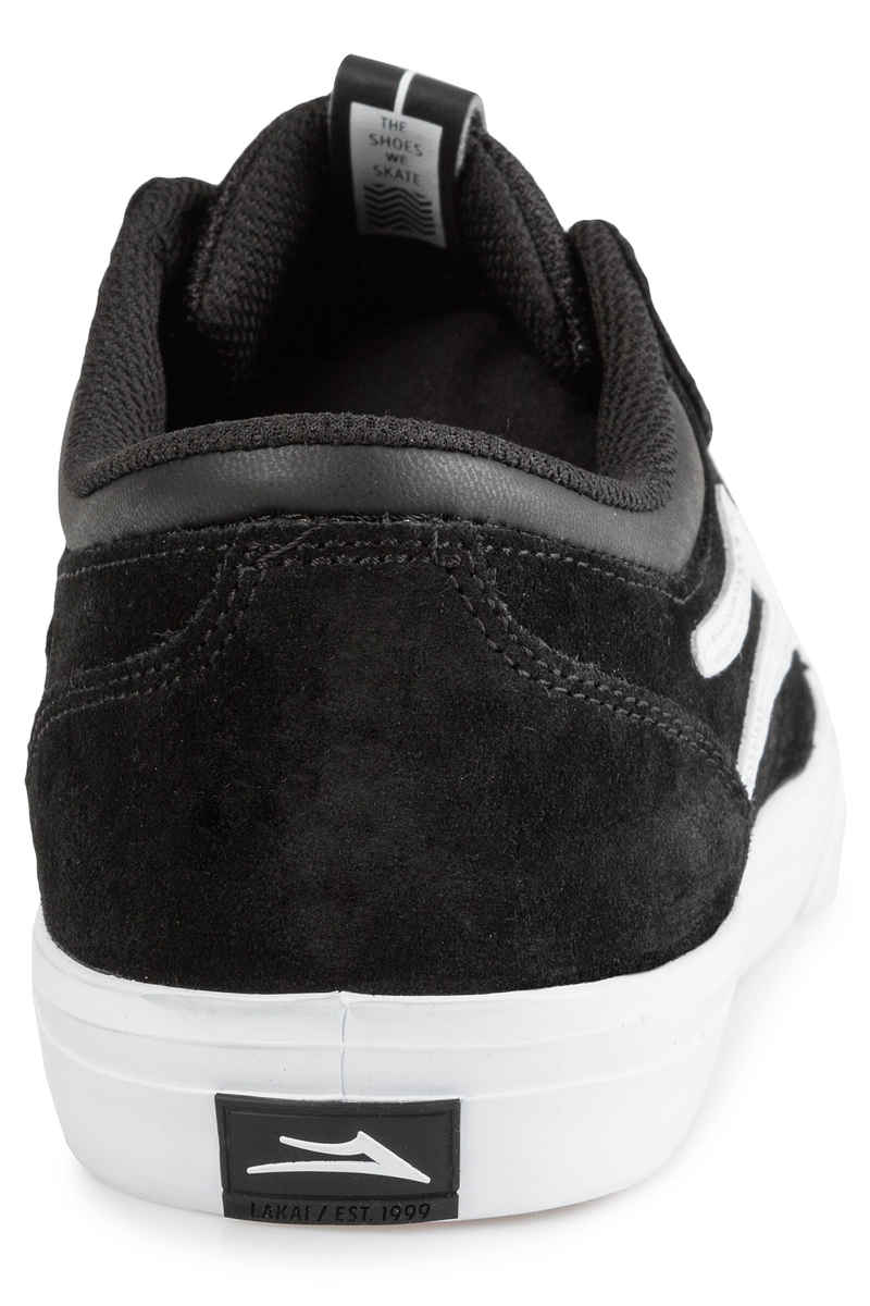 Lakai Griffin Suede Shoes (black white 2)
