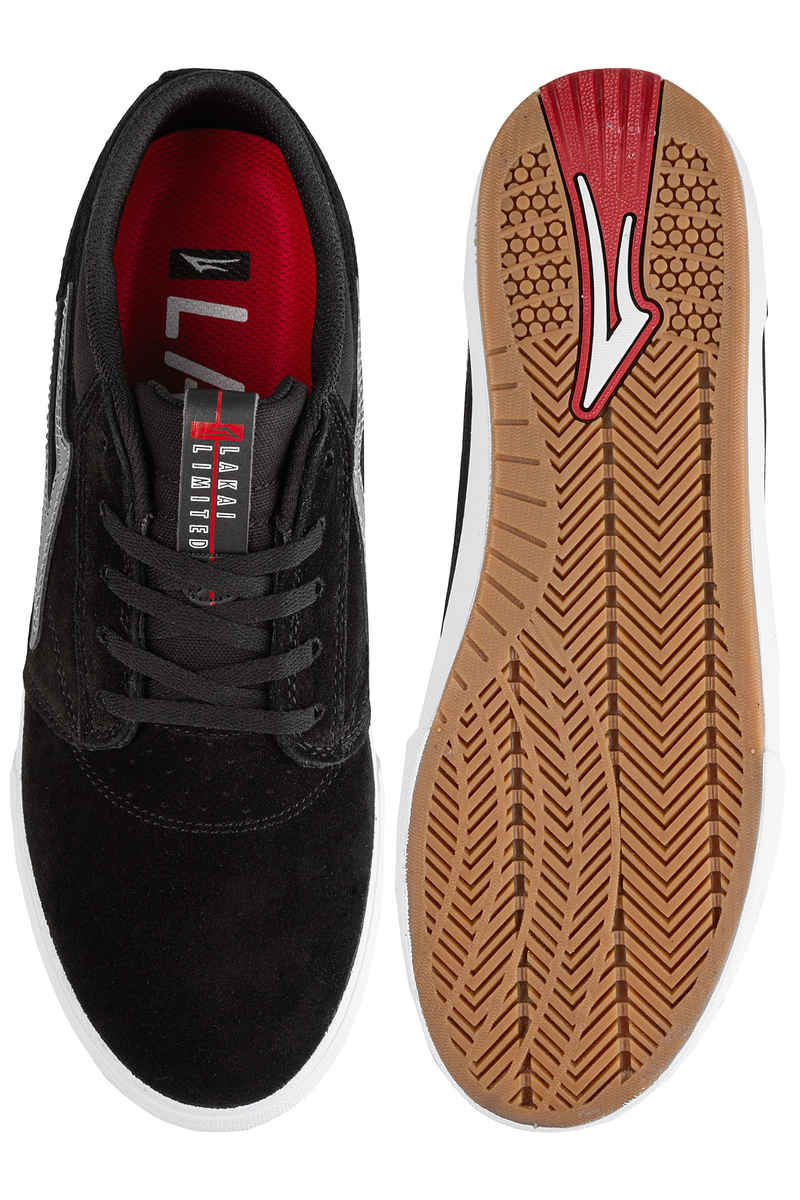 Lakai Griffin Suede Shoes (black grey 2)