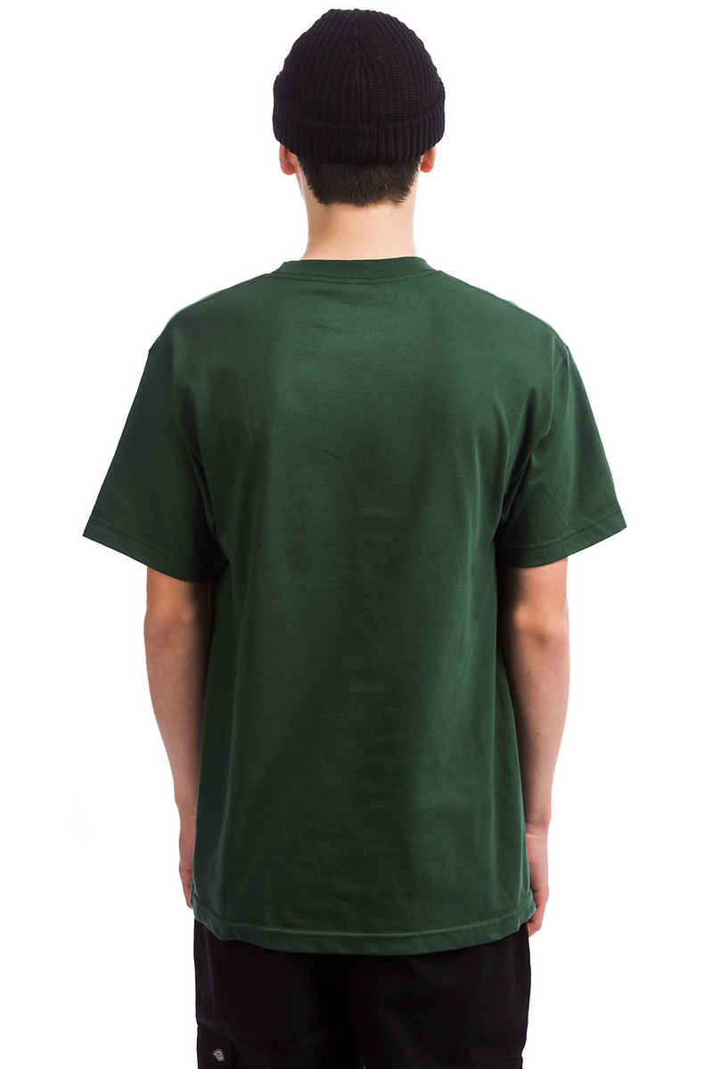 Passport Official Repeat Emb Camiseta (forest green)