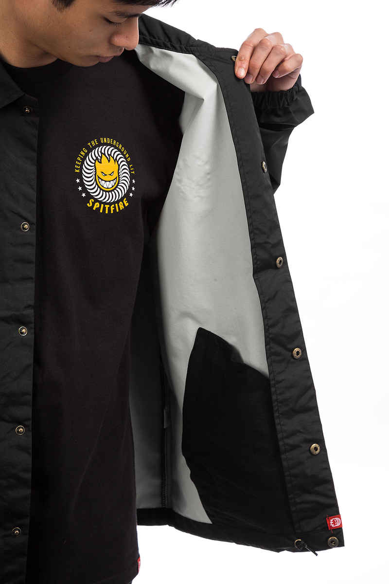 Spitfire Bighead Double Coach Jacket (black grey)