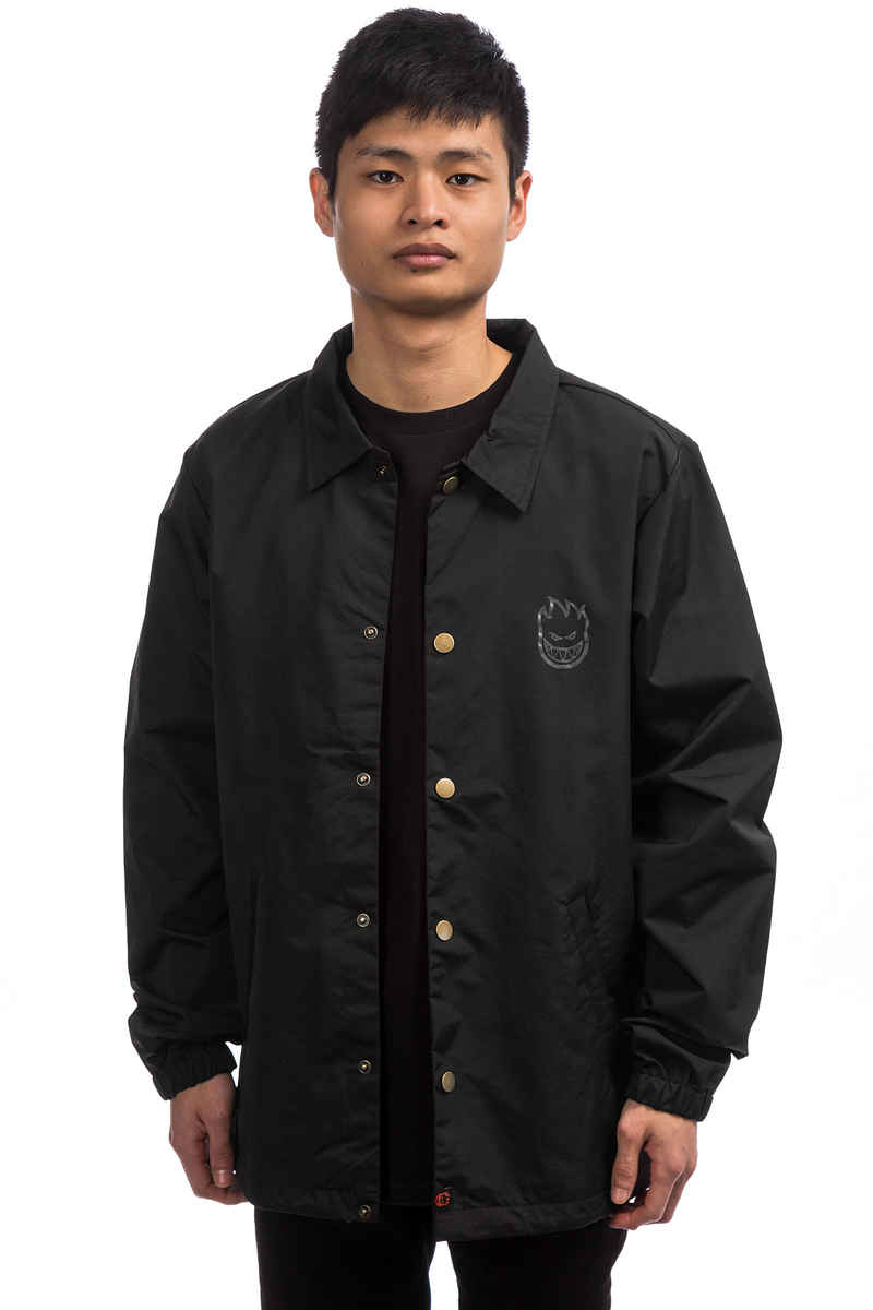 Spitfire Bighead Double Coach Jacket (black grey)