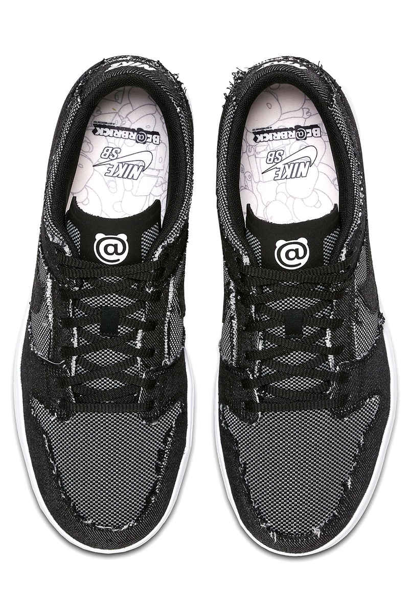 Nike SB x Medicom Toy Dunk Low Elite QS Schuh (black white medium grey)