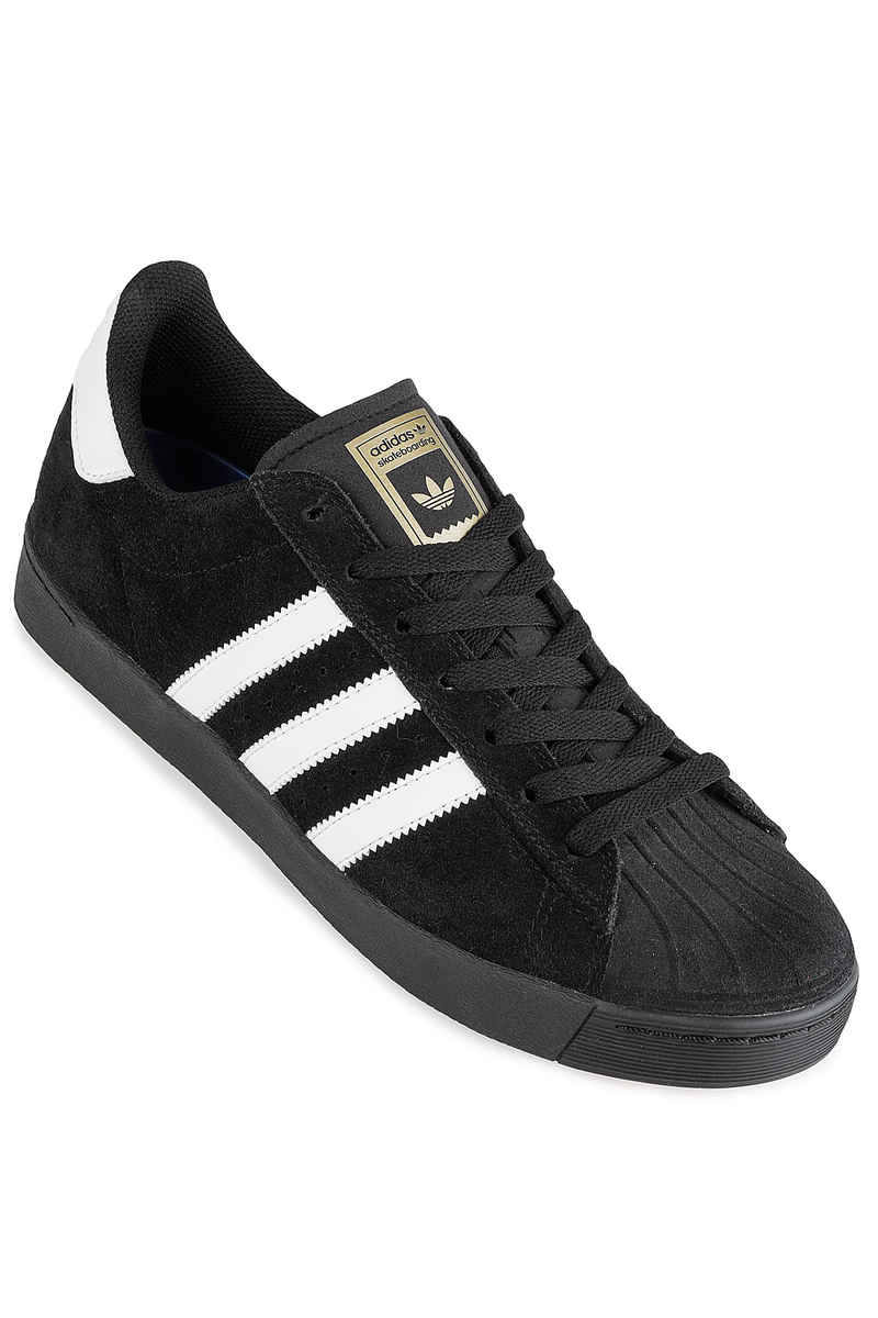 adidas Skateboarding Superstar Vulc ADV Chaussure (core black white ... adidas Skateboarding Superstar Vulc ADV Chaussure (core black white gold)