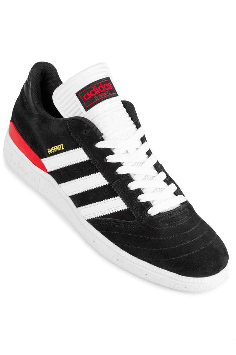 adidas Skateboarding Busenitz Shoes (core black white scarlet)