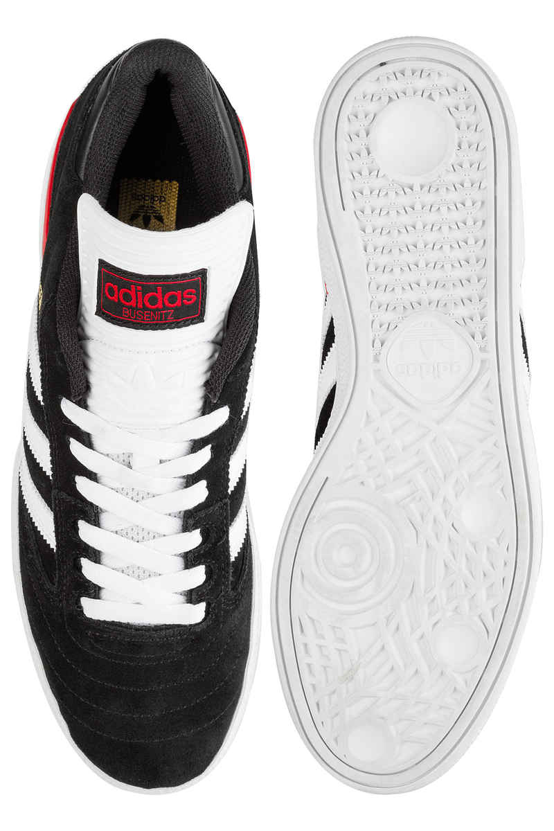 adidas Skateboarding Busenitz Shoes (core black white scarlet)