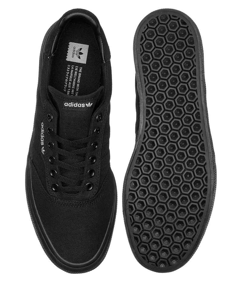 adidas Skateboarding 3MC Suede Zapatilla (core black core black grey)