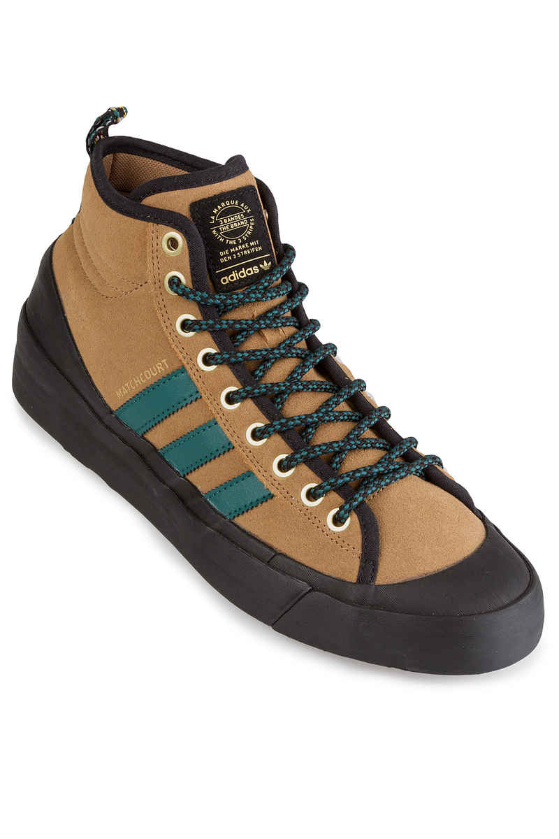 adidas Skateboarding Matchcourt High RX3 Zapatilla (ravv desert noble green core bla)