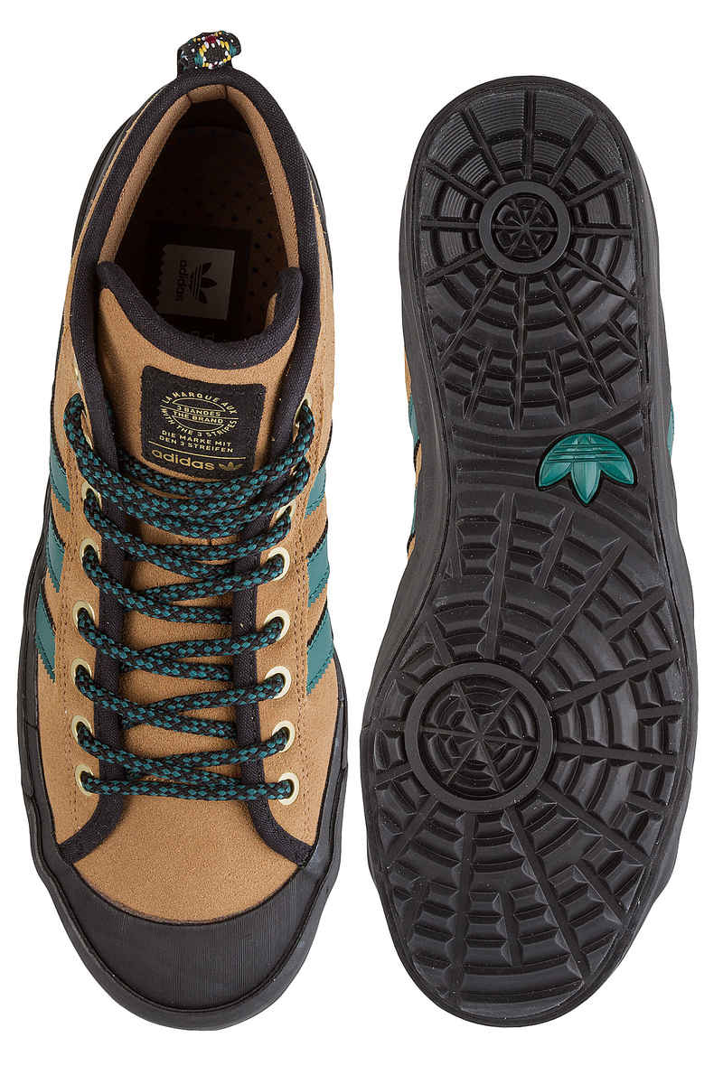adidas Skateboarding Matchcourt High RX3 Zapatilla (ravv desert noble green core bla)