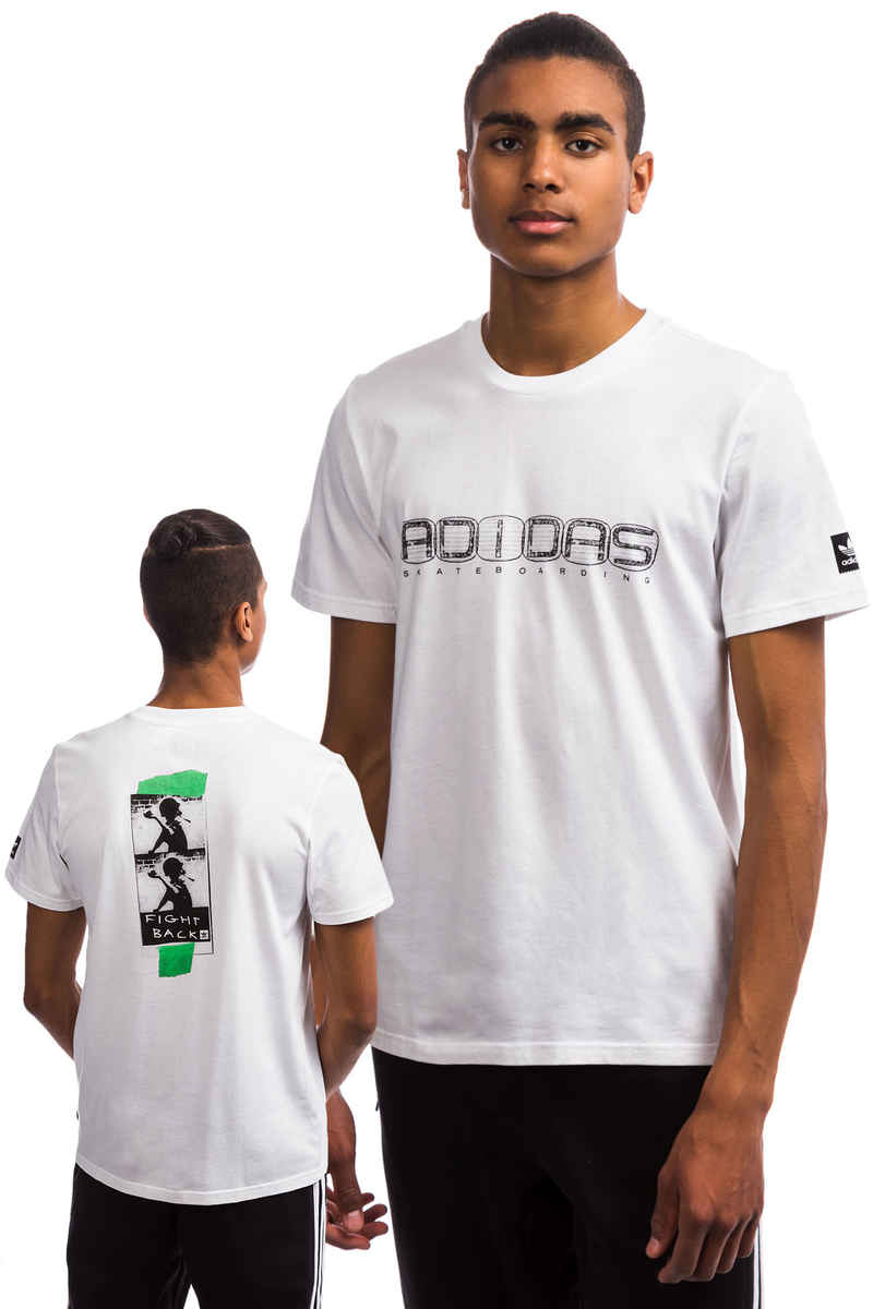 adidas Erratic T-Shirt (white black lim)