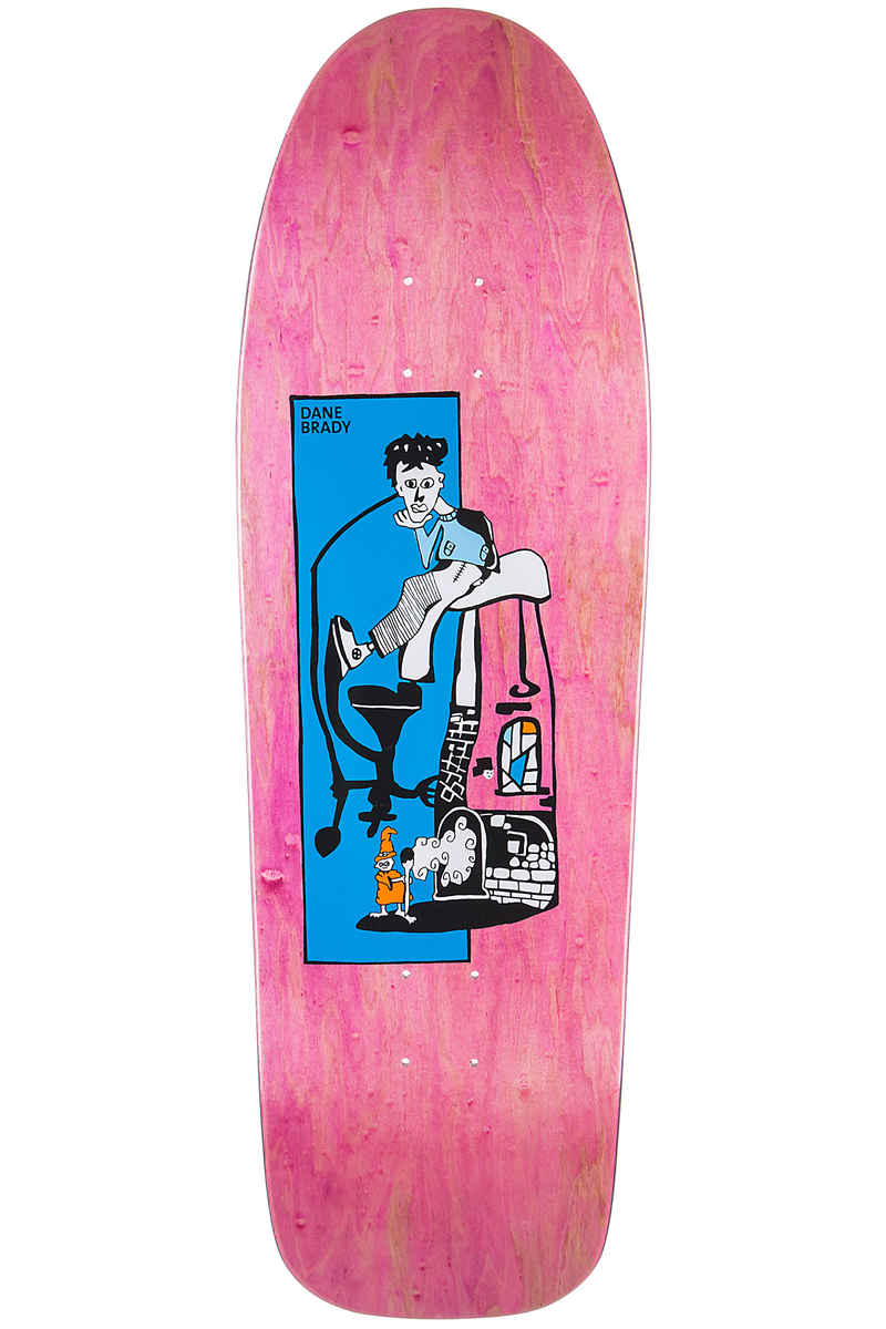 Polar Skateboards Brady Pizza Oven 9.75" Deck (pink)