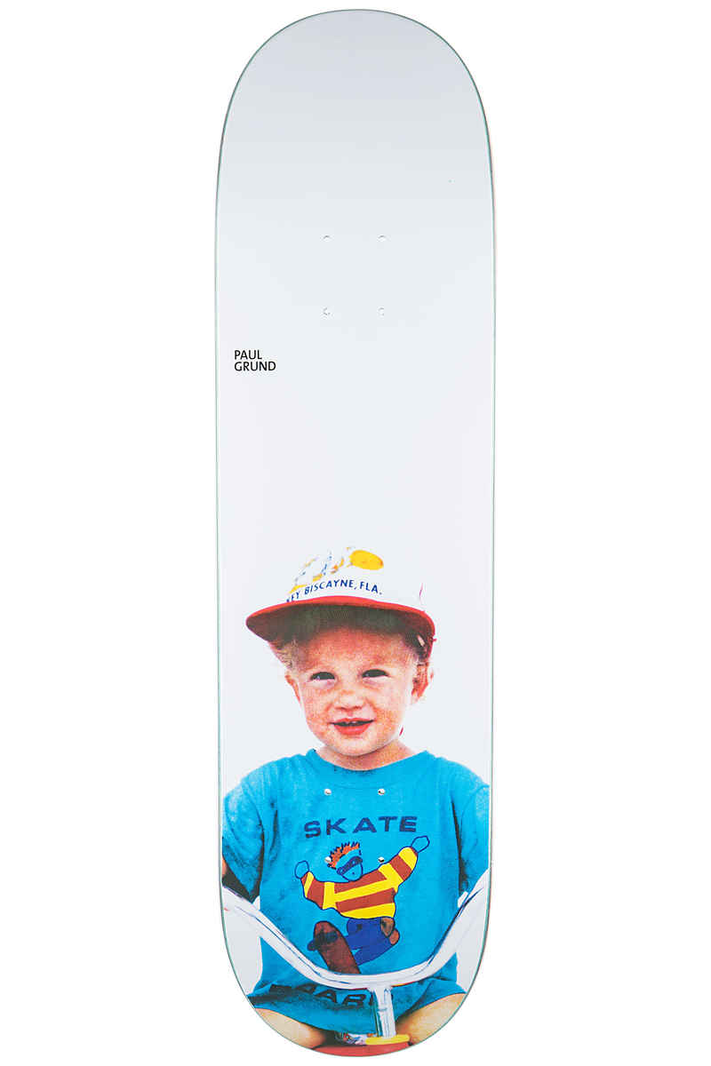 Polar Skateboards Grund Kiddo 8.4" Deck (white)