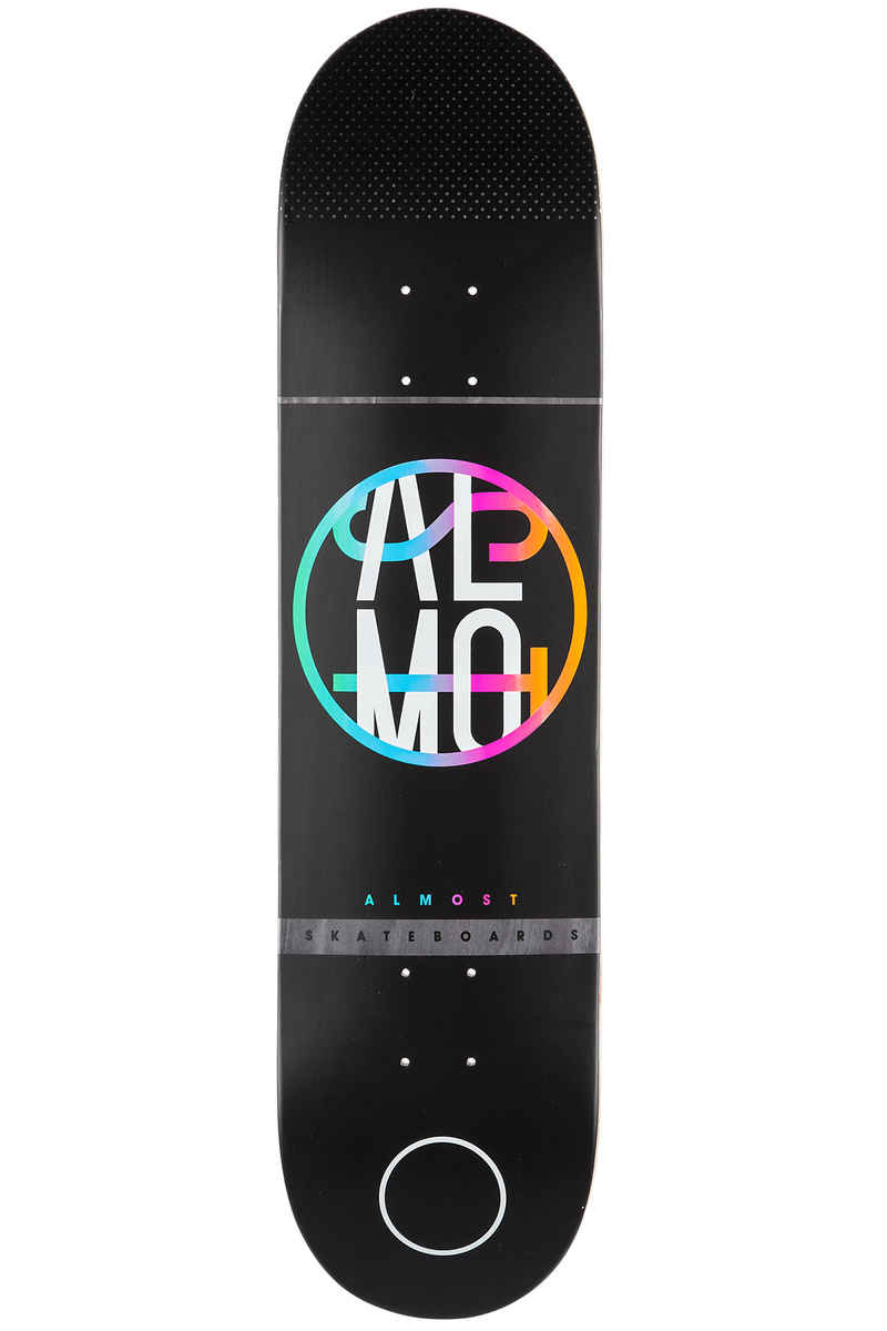 Almost Team Color Crash 8" Planche Skate (black)
