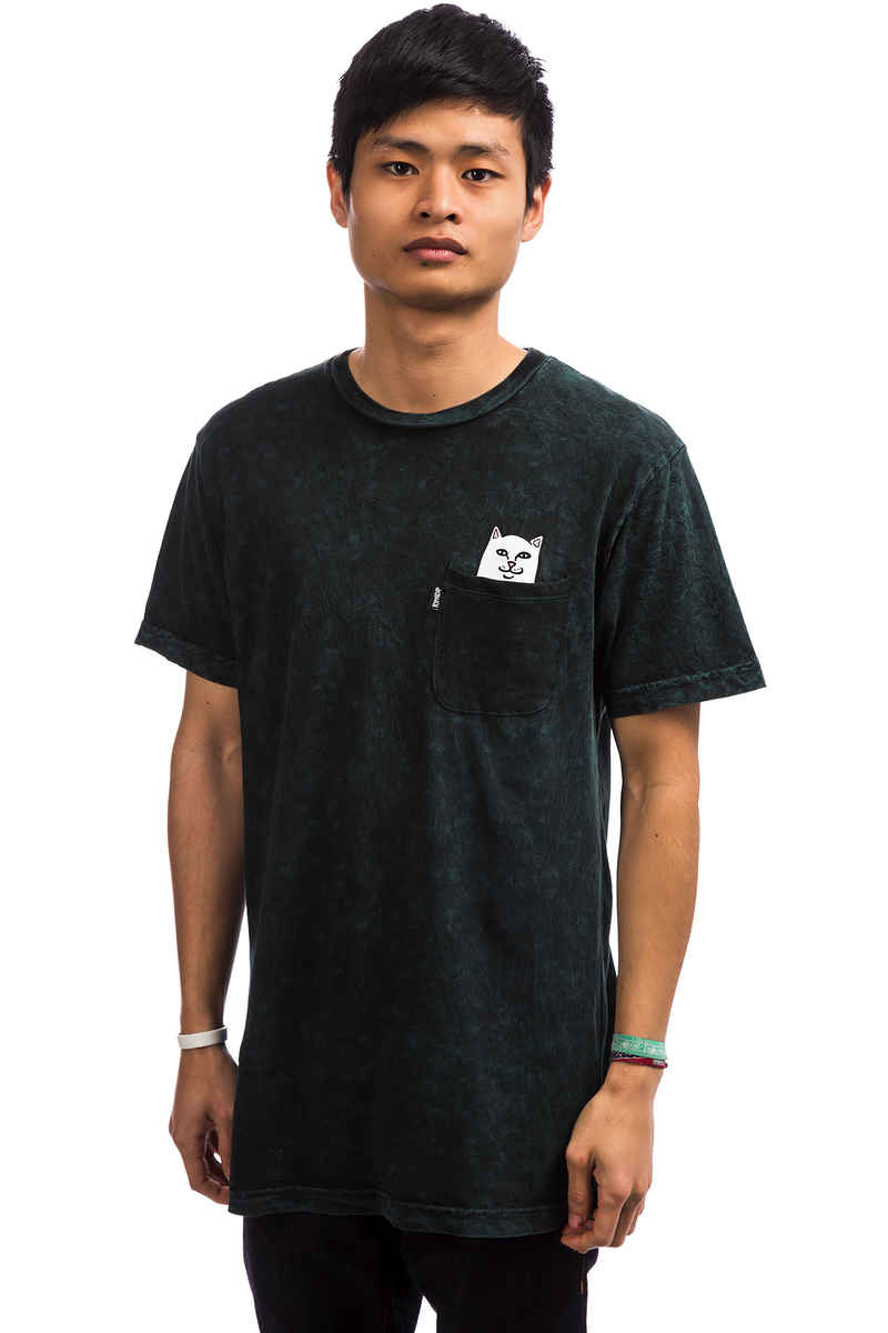 RIPNDIP Lord Nermal Pocket T-Shirt (aqua mineral wash)