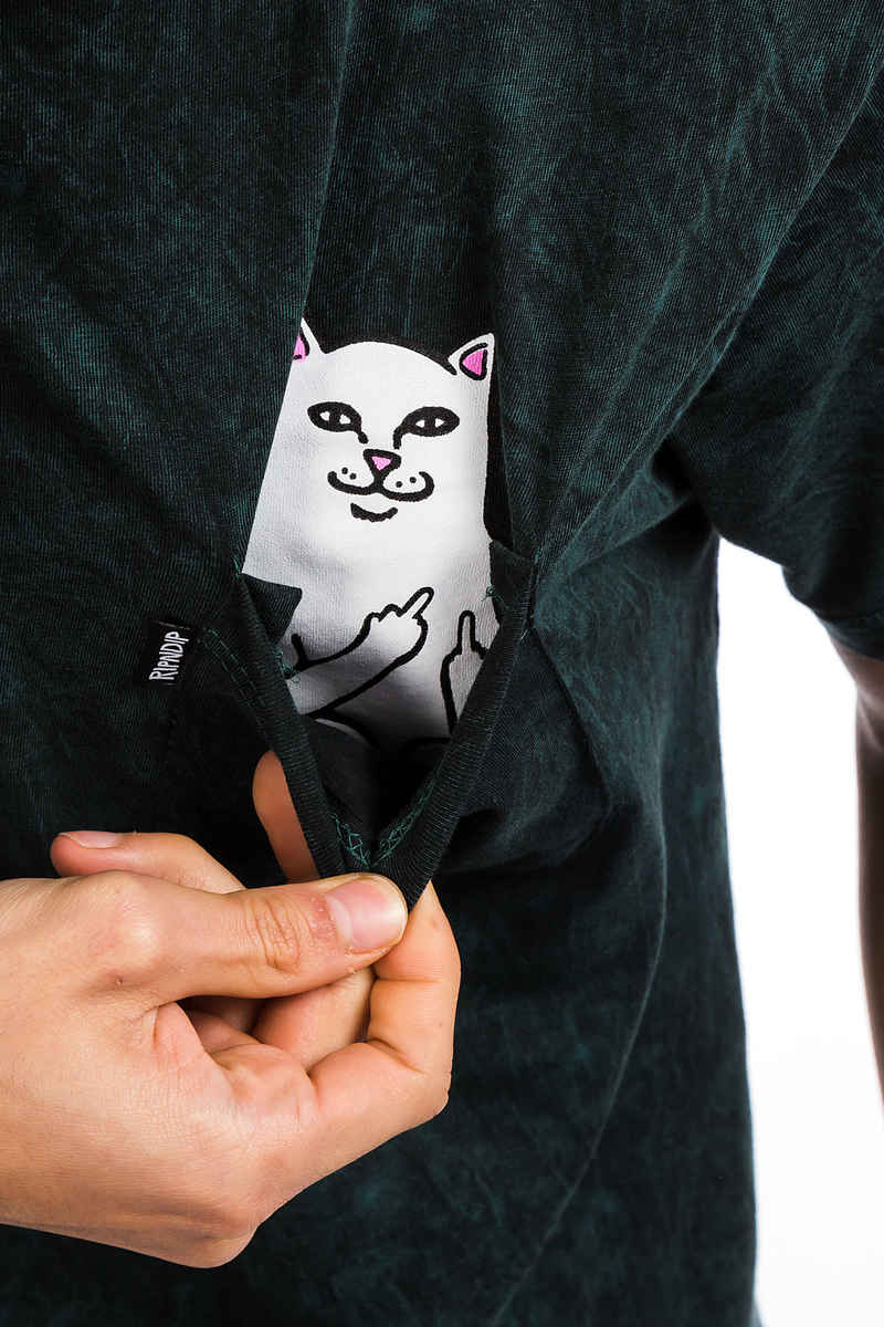 RIPNDIP Lord Nermal Pocket T-Shirt (aqua mineral wash)