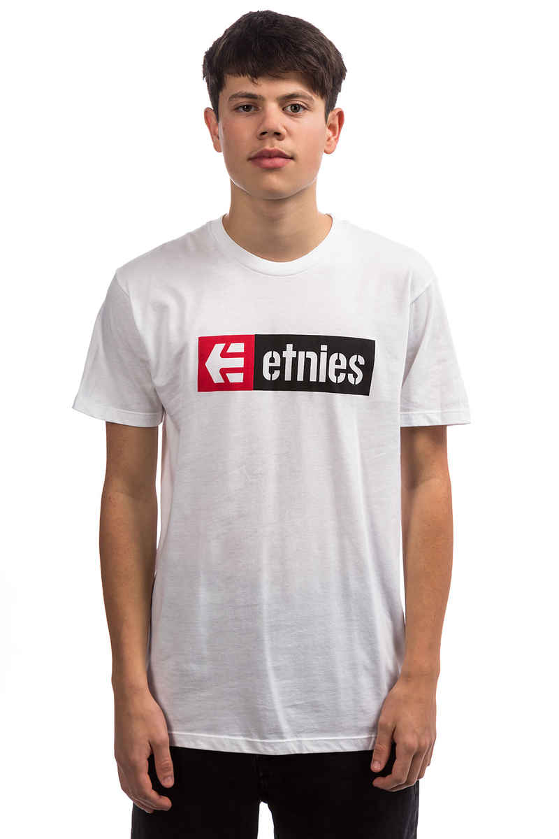 Etnies New Box T-Shirt (white pink)