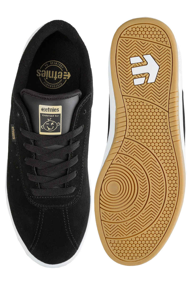 Etnies The Scam Shoes (black white gum)