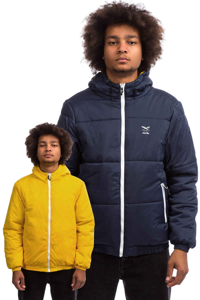 Iriedaily Puff Turn Jacke reversible (navy yellow)