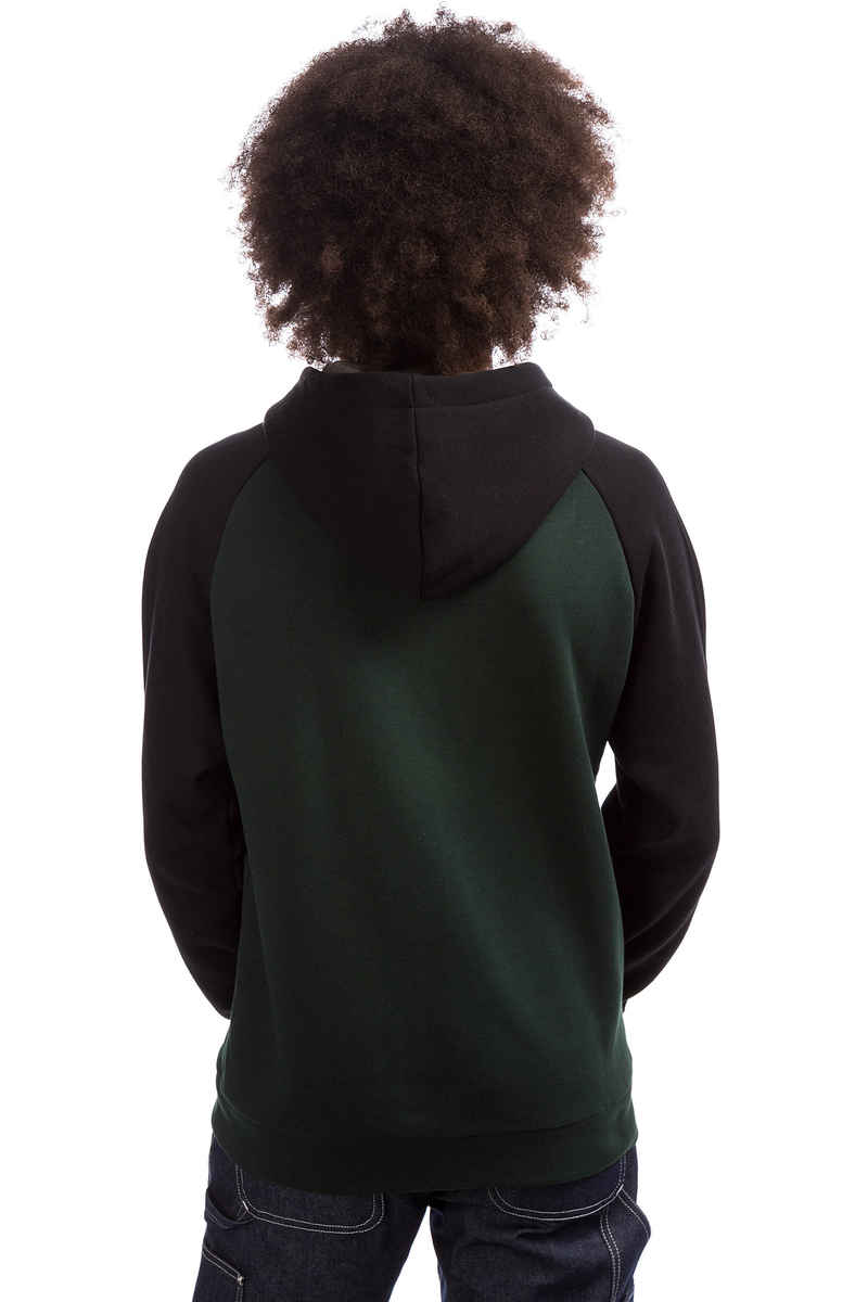 Iriedaily De College Felpa Hoodie con zip (hunter)