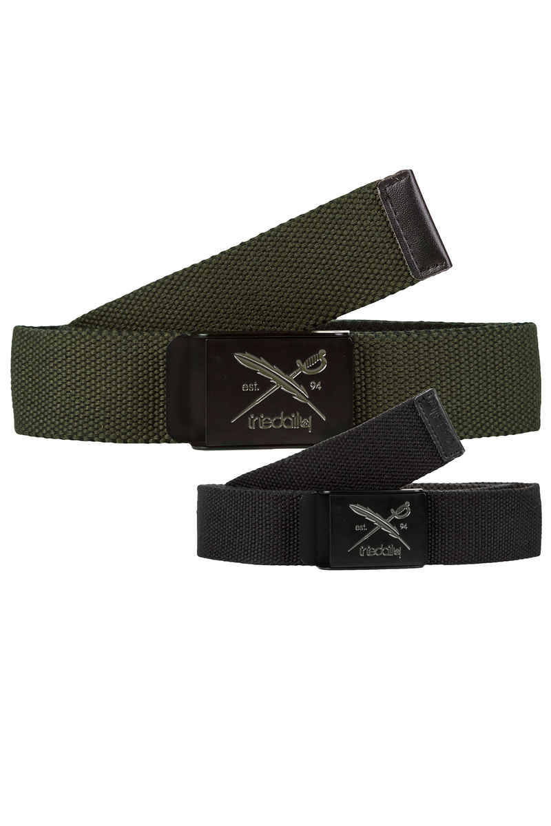 Iriedaily Flip The Side Belt reversible (black olive)