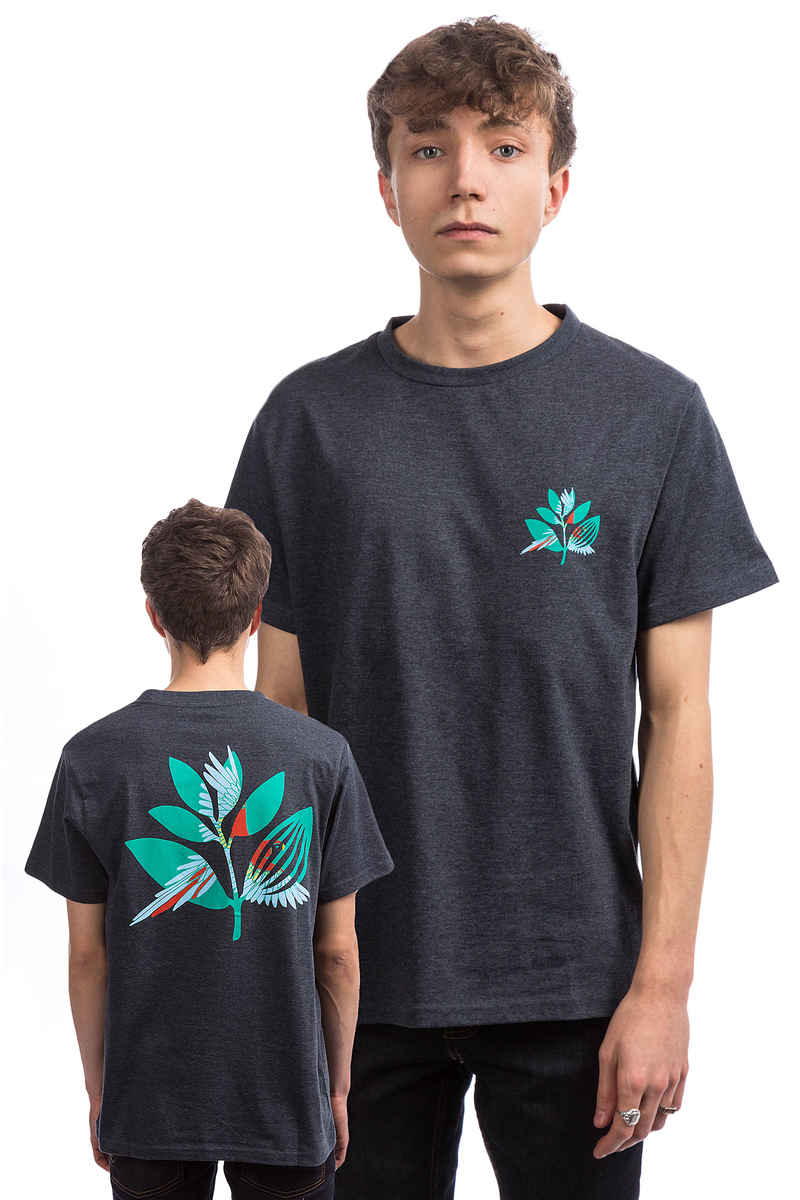 Magenta Parrot Camiseta (heather navy)