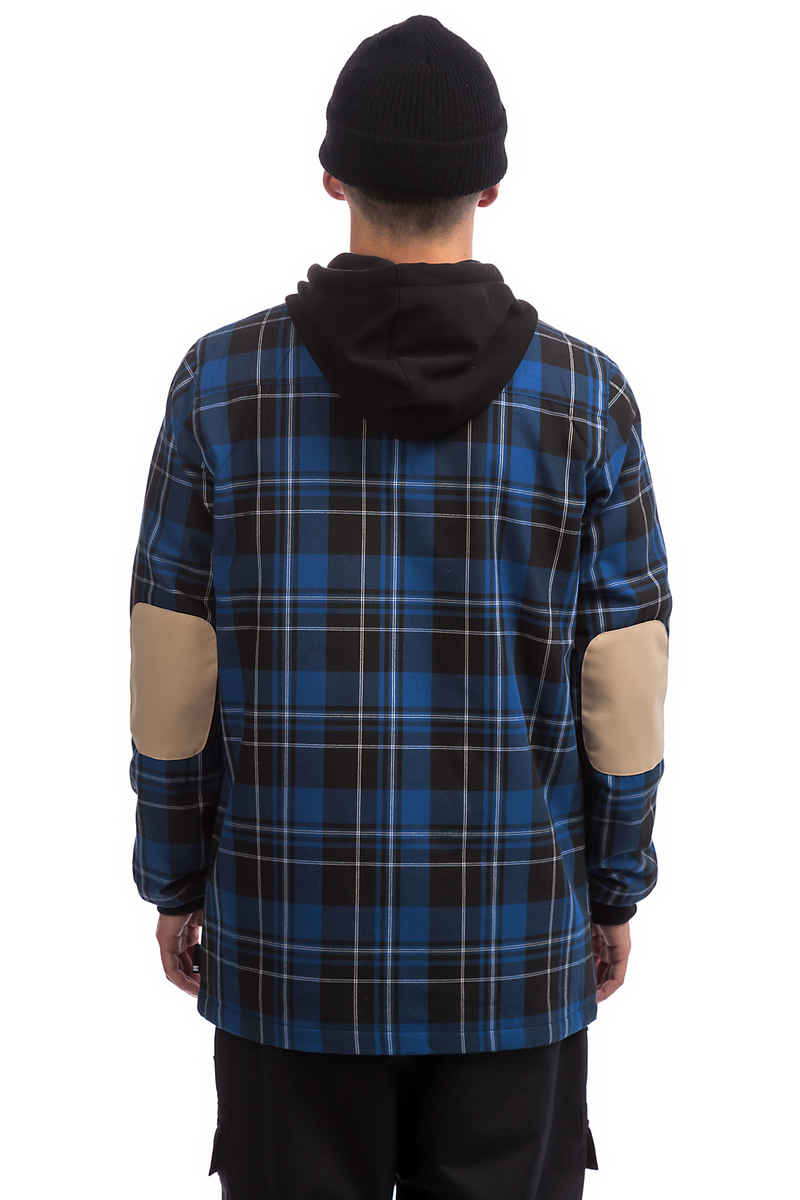 DC Backwoods Flannel Neige Chandails-zip (surf the web plaid)