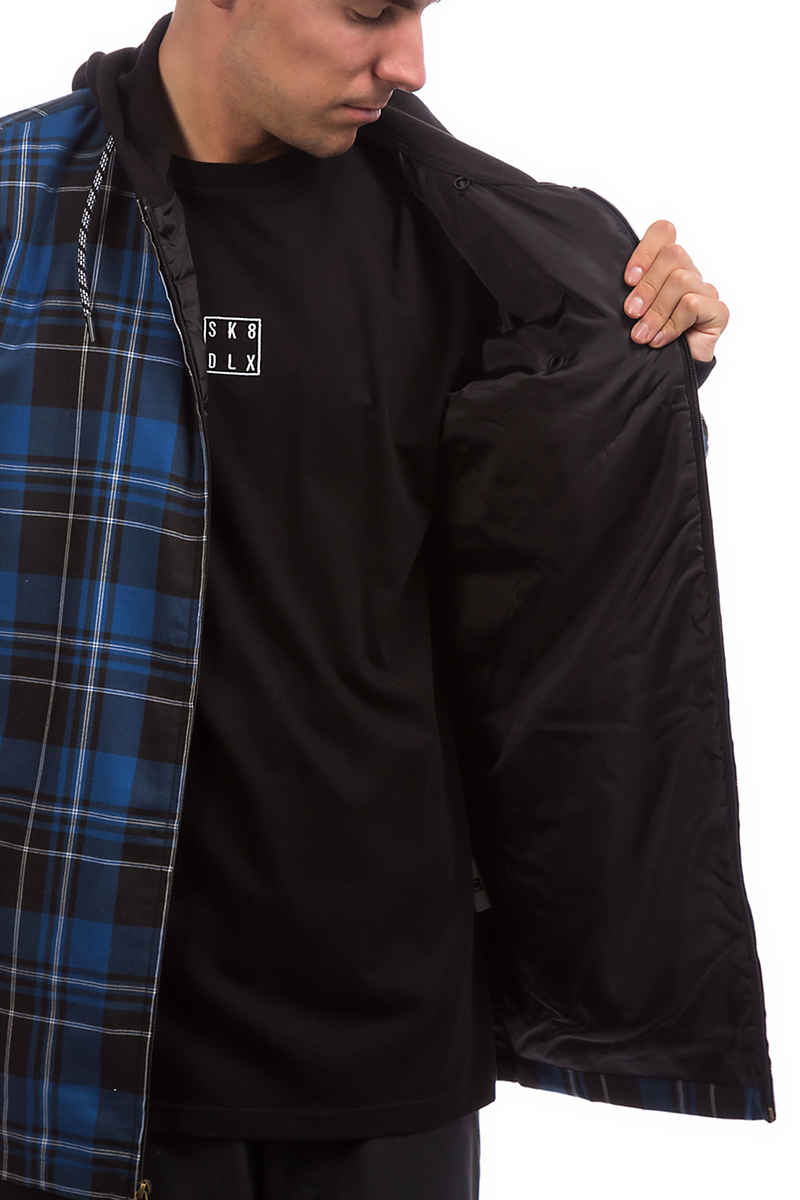 DC Backwoods Flannel Neige Chandails-zip (surf the web plaid)