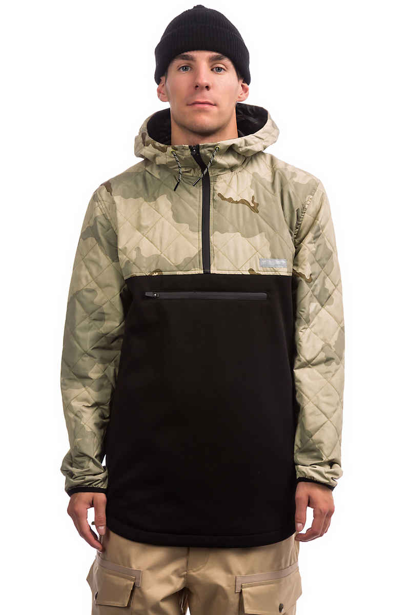 DC Barricade Fleece Neige Chandail à Capuchon (incense camo)