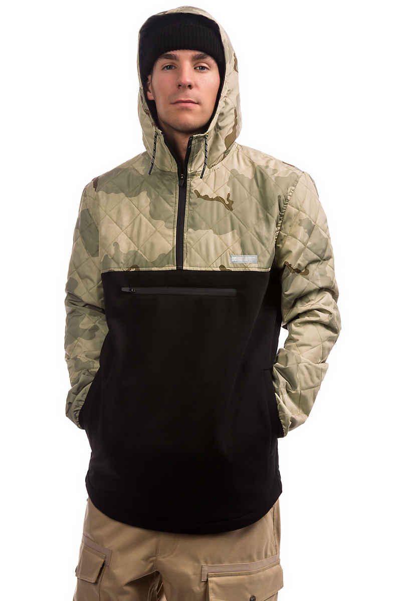DC Barricade Fleece Neige Chandail à Capuchon (incense camo)