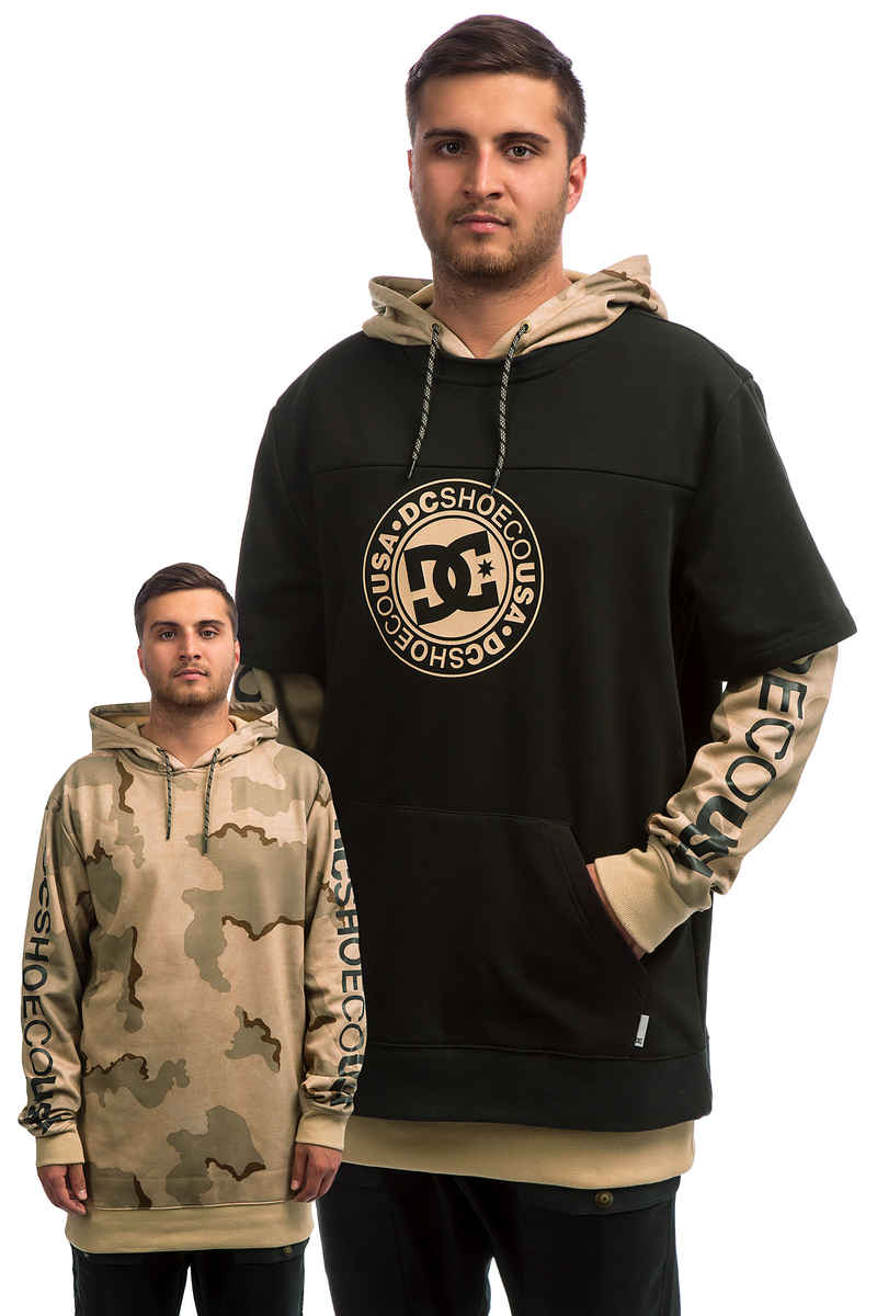 DC Dryden Snow Hoodie (black incense camo)