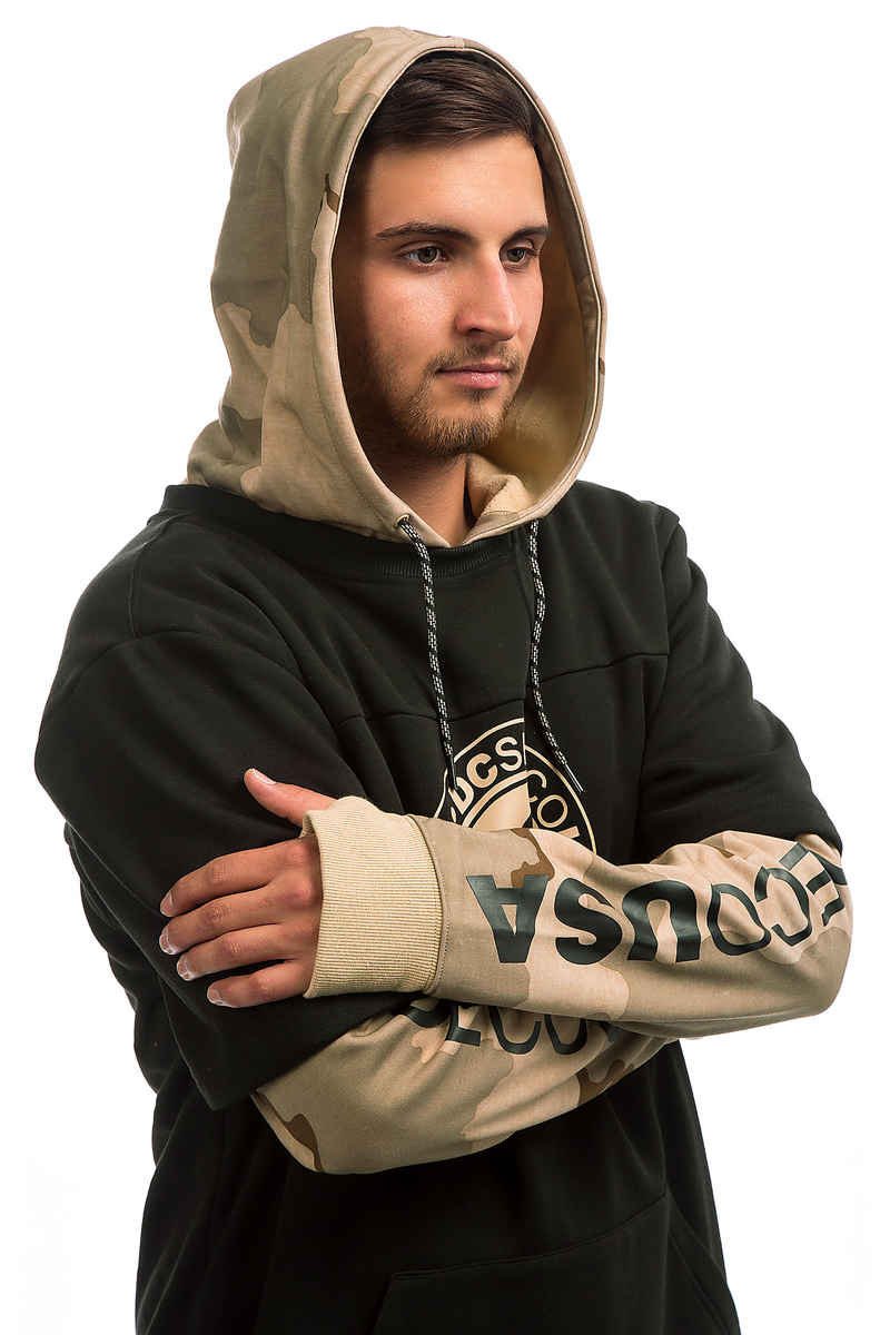 DC Dryden Snow Hoodie (black incense camo)
