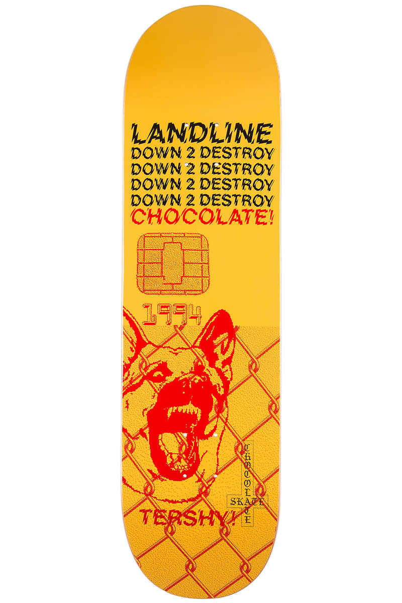 Chocolate Tershy Darkside 8.5" Deck (yellow)