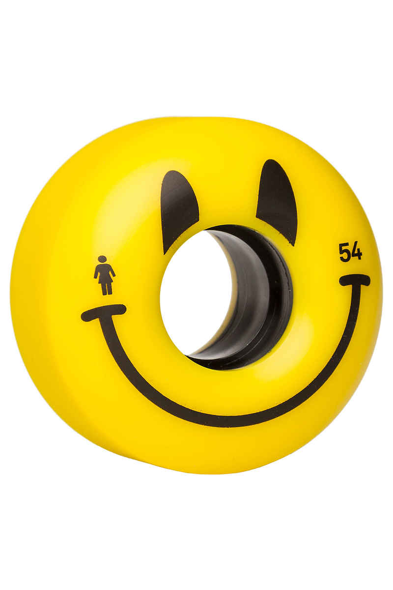 Girl Happy Rollen (yellow) 54mm 4er Pack 85A