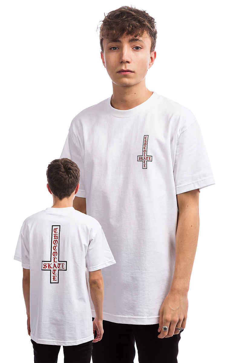 Chocolate Darkside Cross T-Shirt (white)
