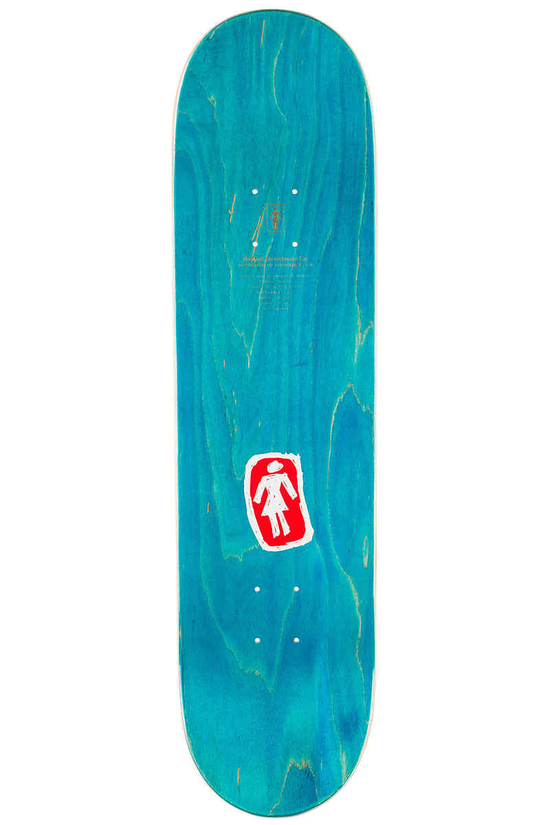 Girl Brophy Sketchy OG 8.25" Deck (green yellow)
