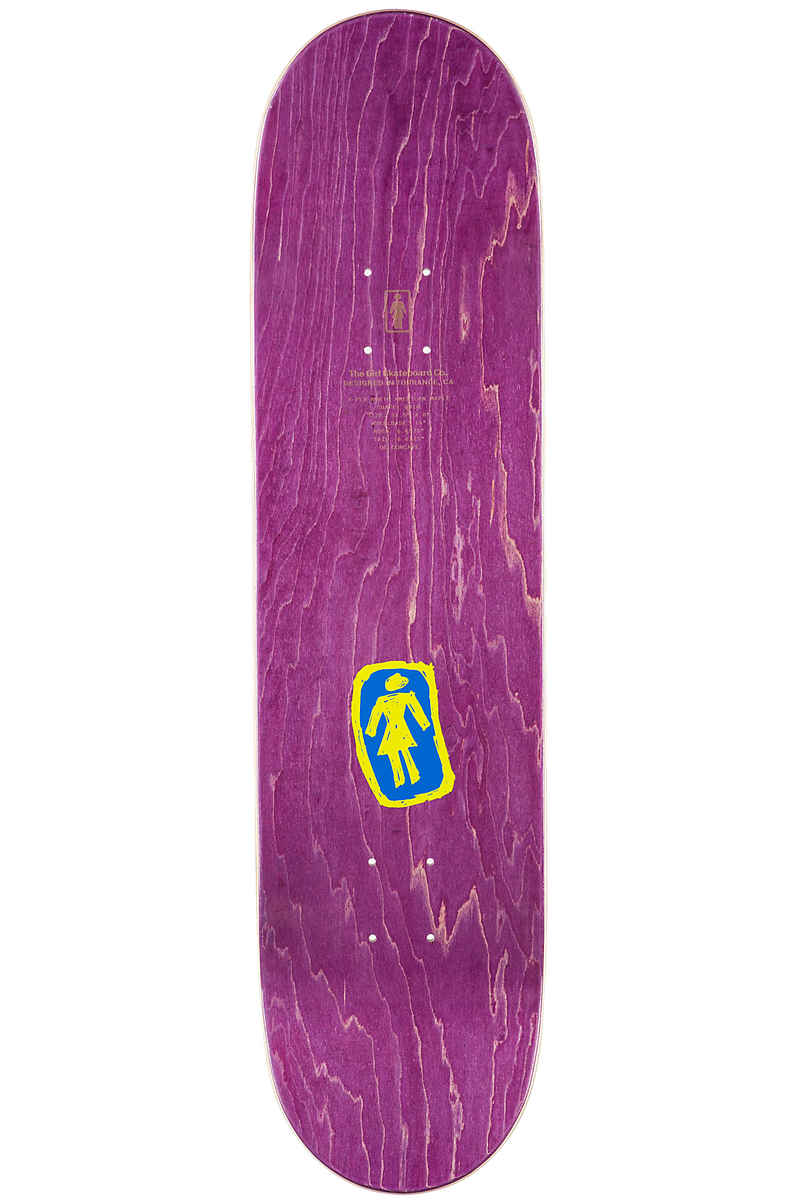 Girl Capaldi Sketchy OG 8" Deck (blue purple)