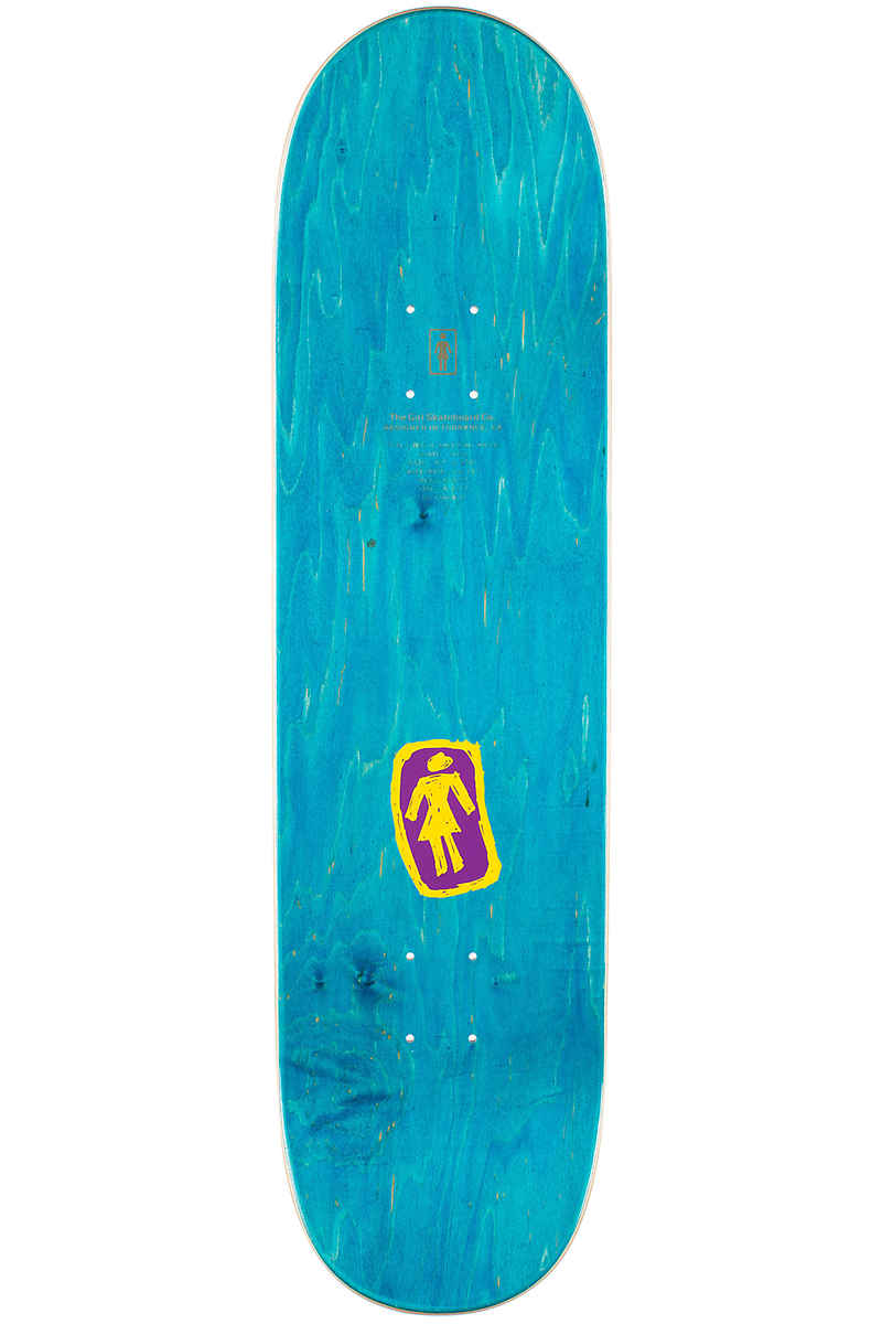 Girl Howard Sketchy OG 8.5" Deck (purple yellow)