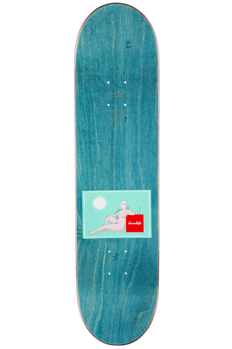 Chocolate Anderson Sunbathers 8.125" Deck (turquoise)