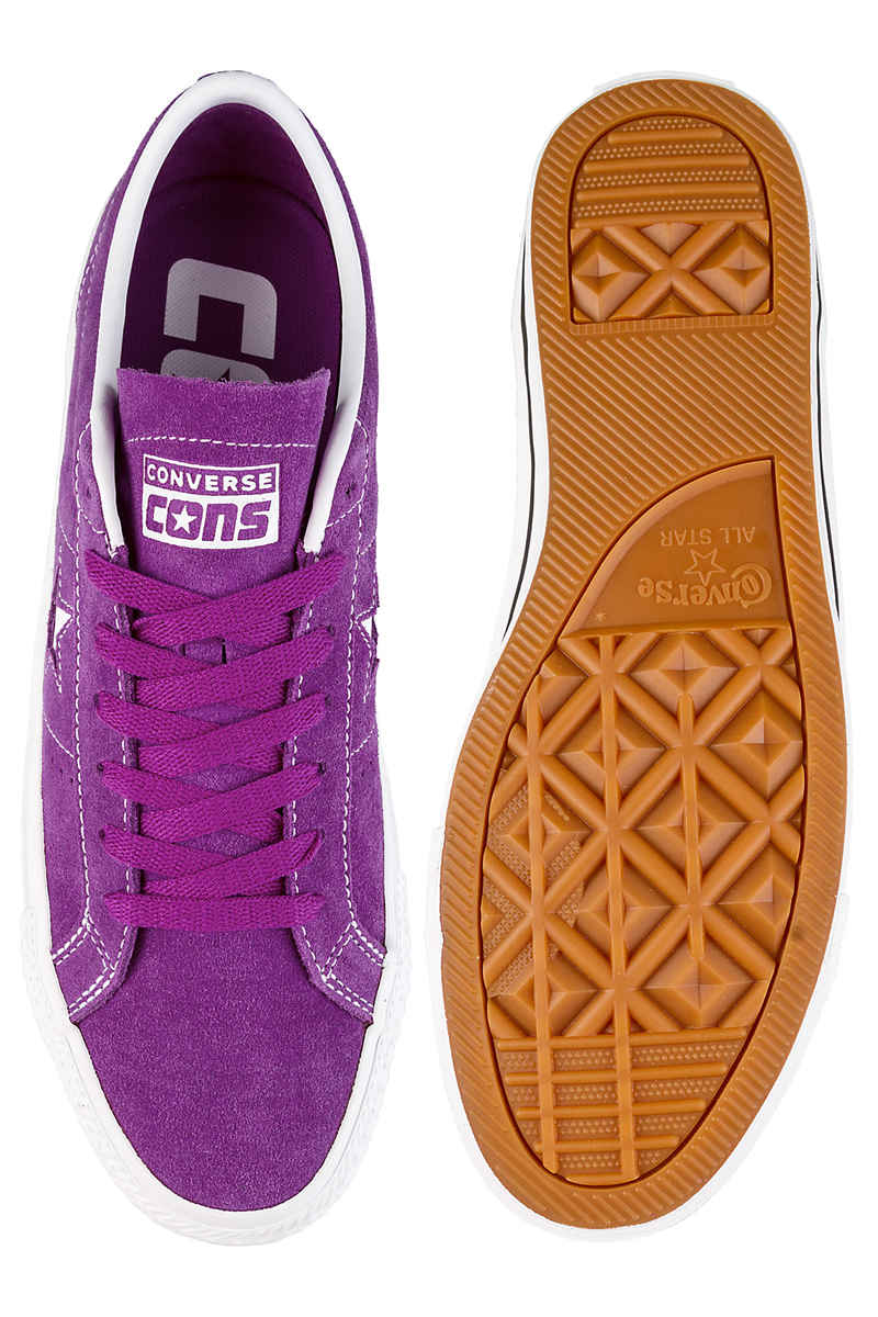 Converse One Star Pro Chaussure (icon violet white white)