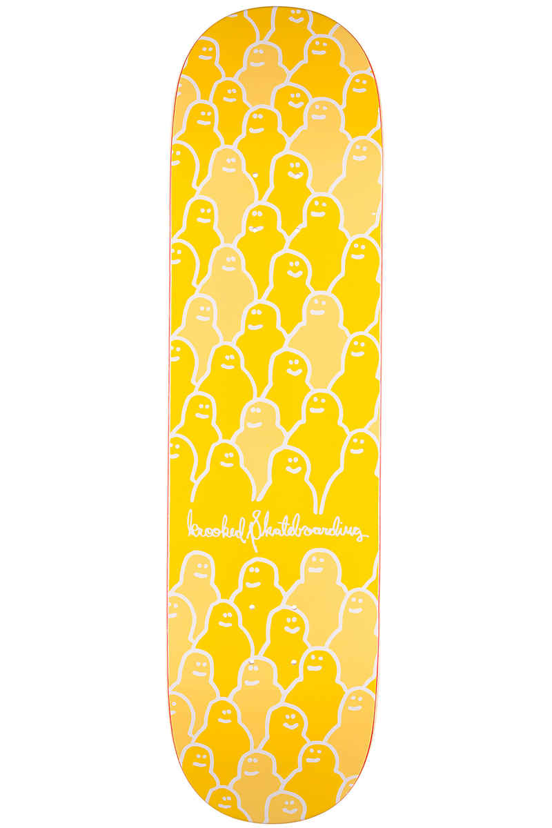 Krooked Team Krouded 8.25" Planche Skate (yellow)