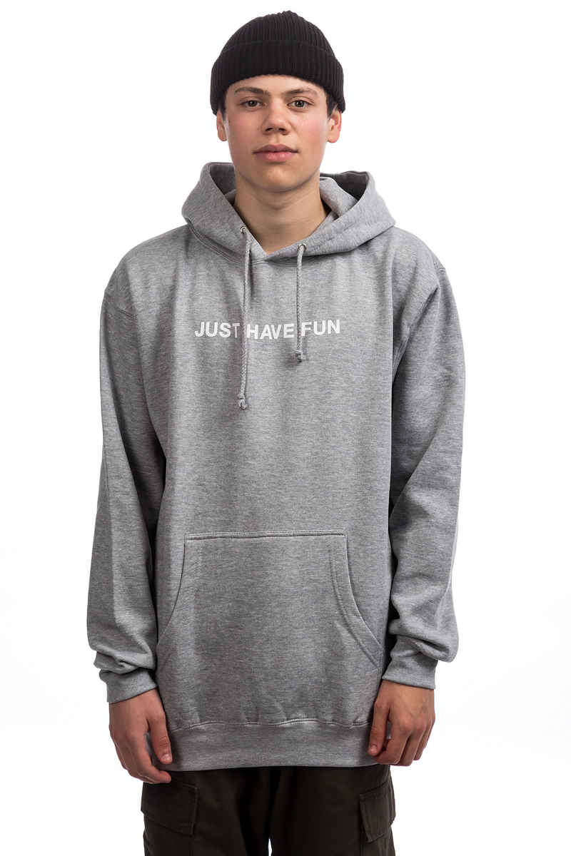 JHF All Caps Hoodie (heather grey)