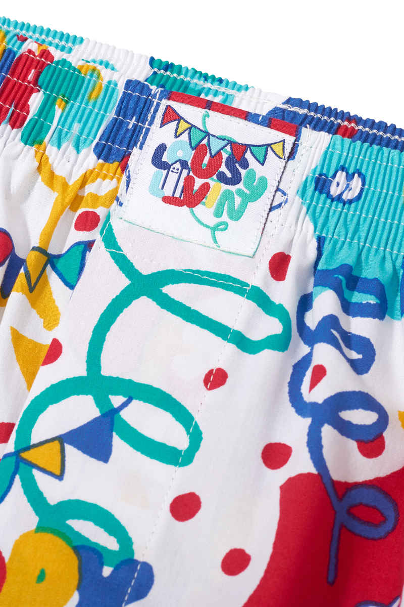 Lousy Livin Underwear Happy Birthday Boxershorts (white)