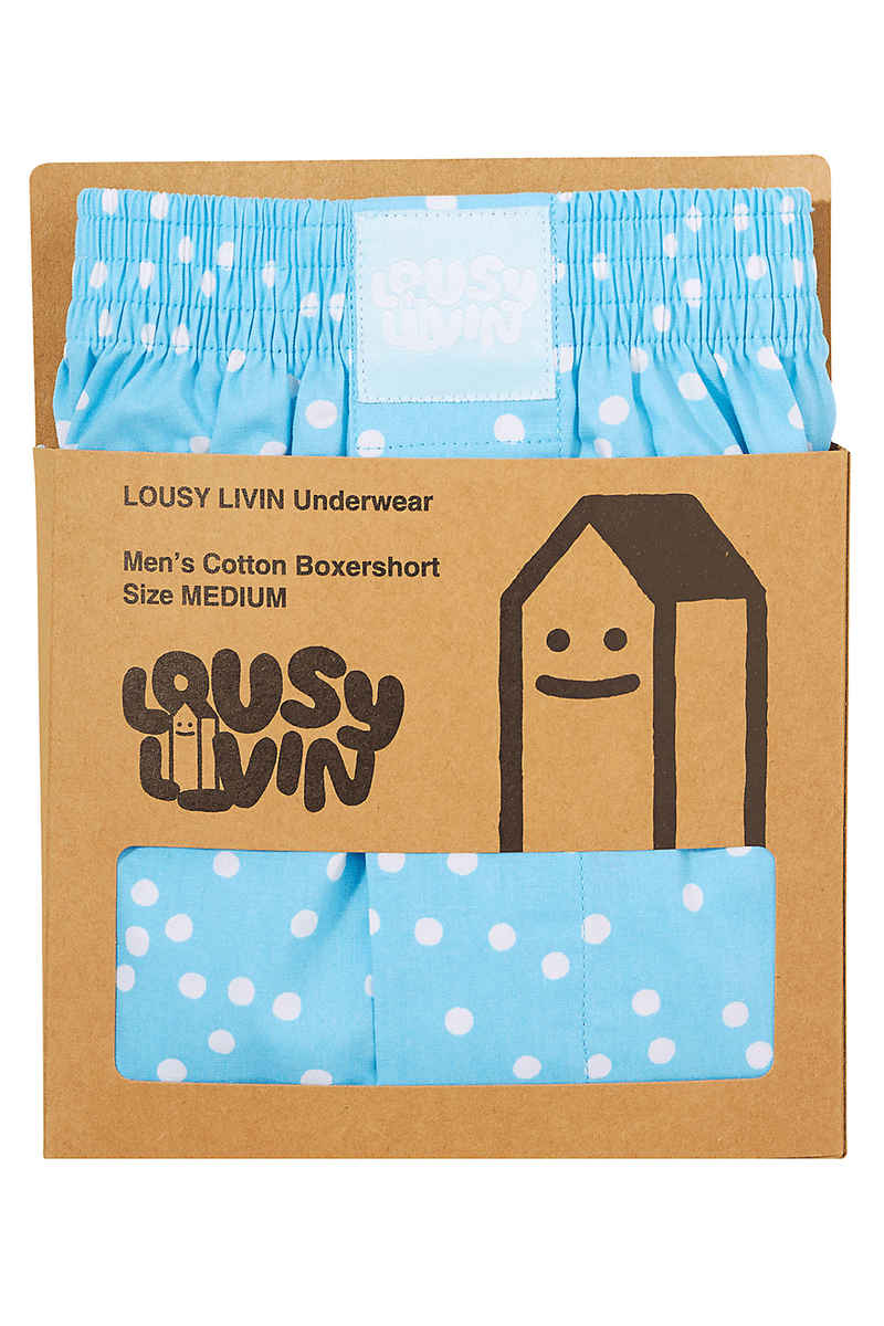 Lousy Livin Underwear Dots Boxershorts (aquamarine)