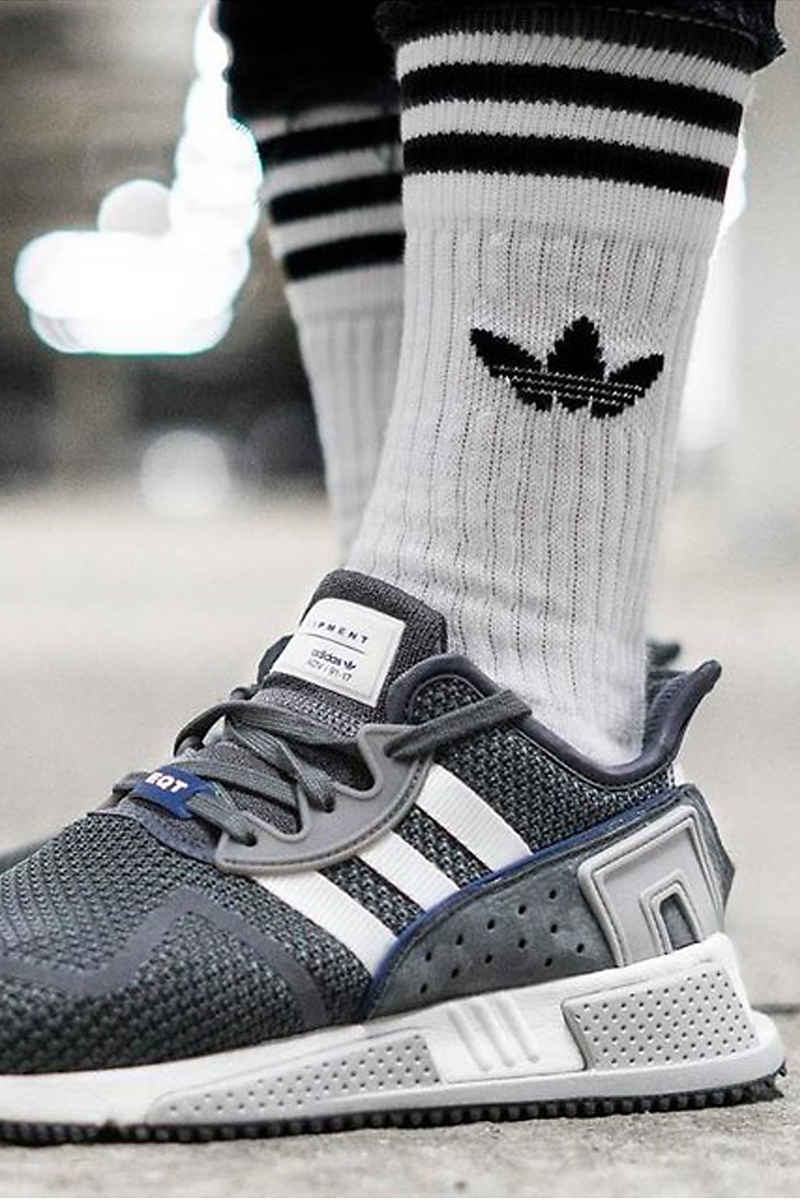 adidas Skateboarding Solid Socken EU 43-46 (white black) 3er Pack