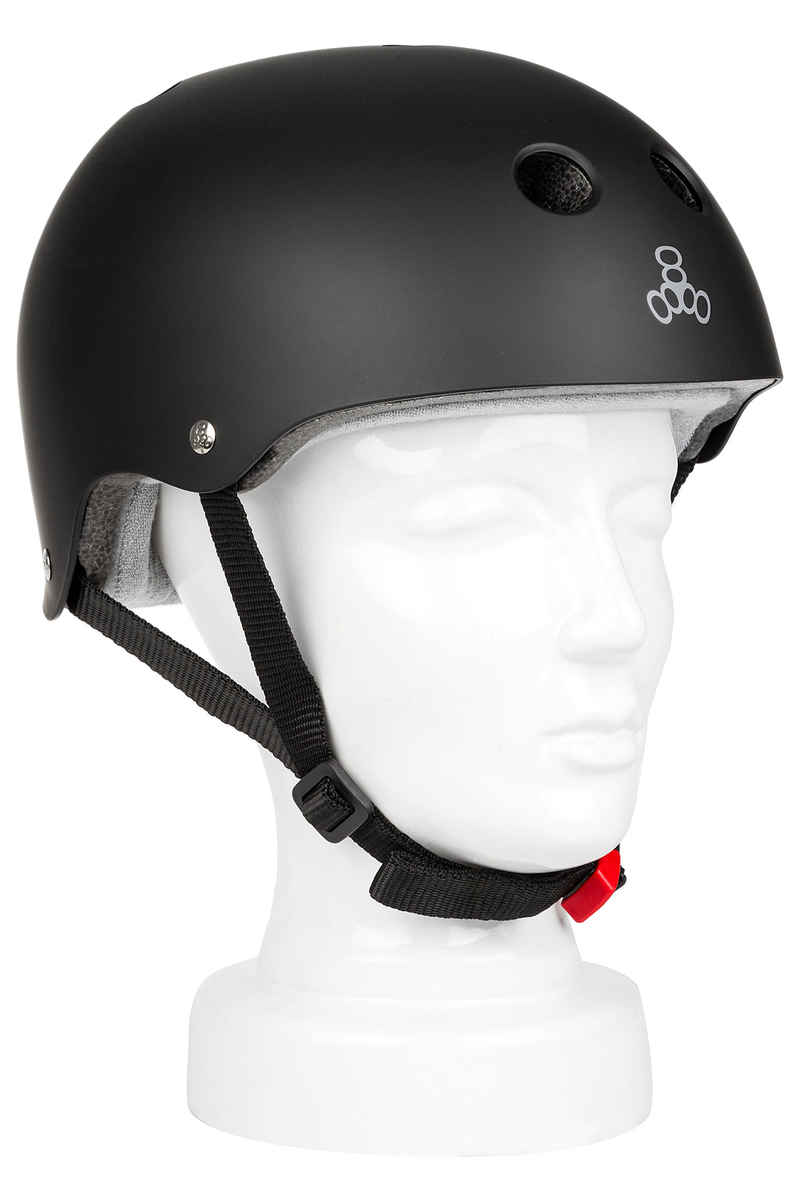 Triple Eight The Certified Sweatsaver Helm (black rubber)