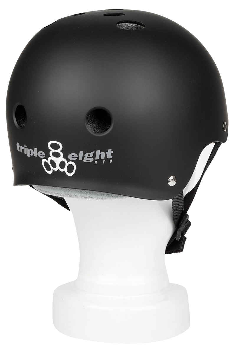 Triple Eight The Certified Sweatsaver Helm (black rubber)